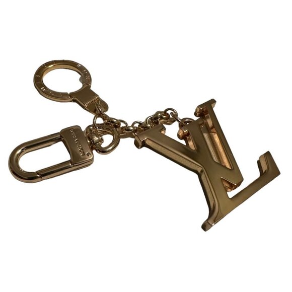 Gold LV Bag Charm Key Chain - Picture 4 of 8